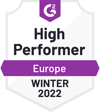 G2 High Performer Enterprise award image.