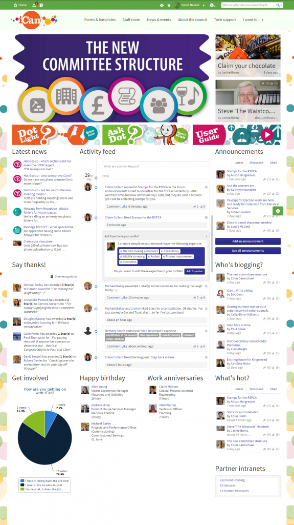 一个丑陋的内部网主页很难love_Canterbury CC