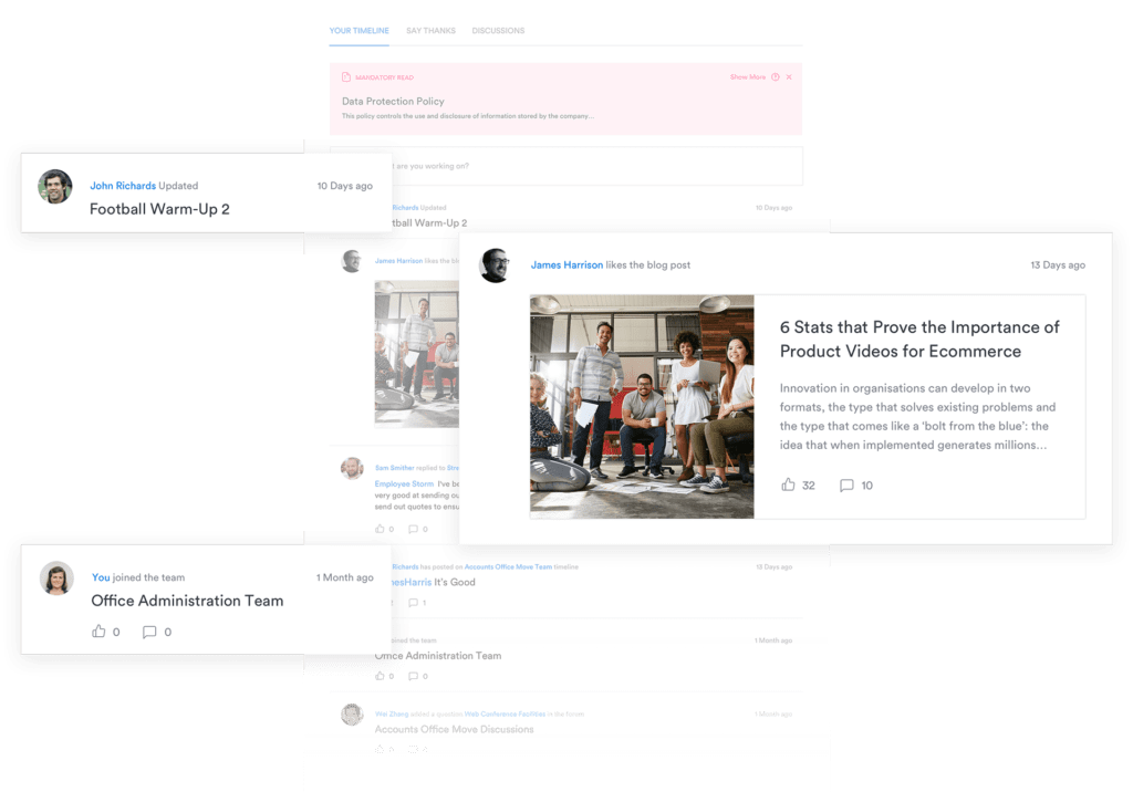 Interact timeline
