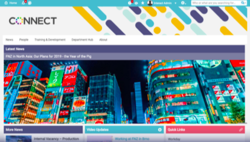 FNZ connect主页